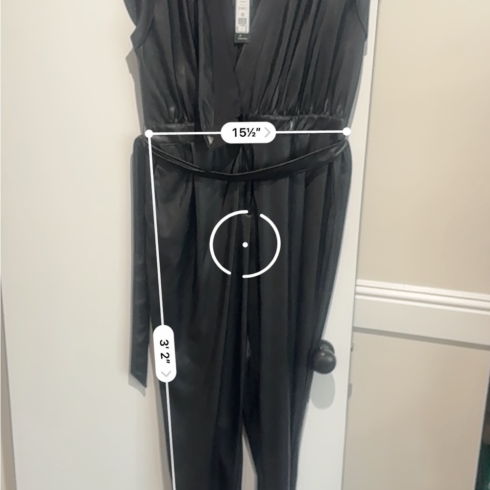 BCBG Black V-Neck Jumpsuit